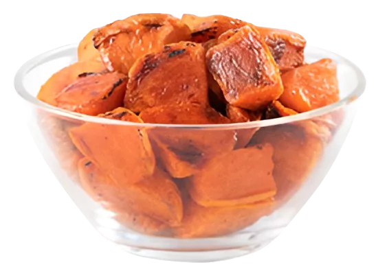 MAPLE-KISSED SWEET POTATOES